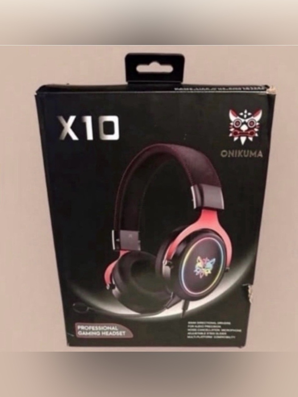 ONIKUMA X10 Professional Gaming Headset Noise Cancellation Mic Multi-Platform